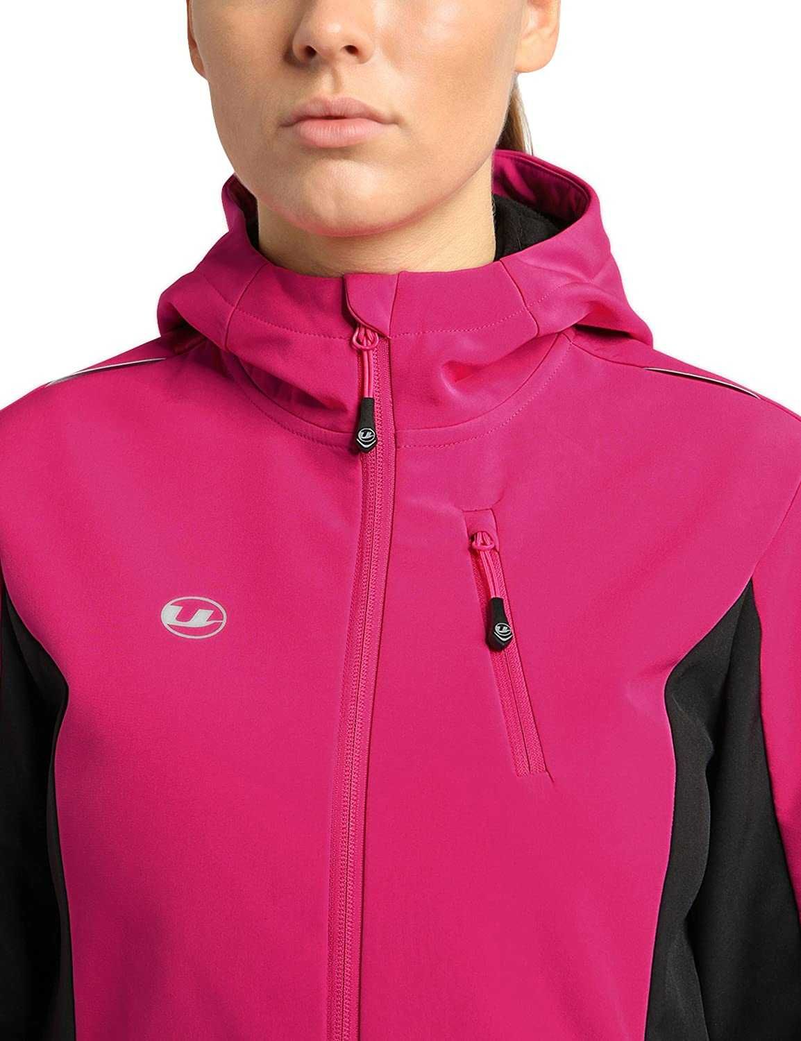 624 Damska Kurtka Softshell Wodoodporna Ocieplana S