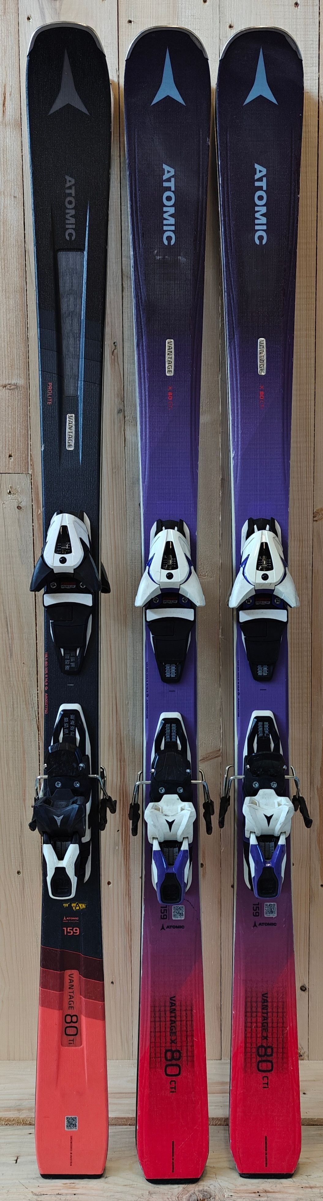 Narty 3 X  Atomic Vantage 80 (580 zł / 110€ netto para) pakiet nart
