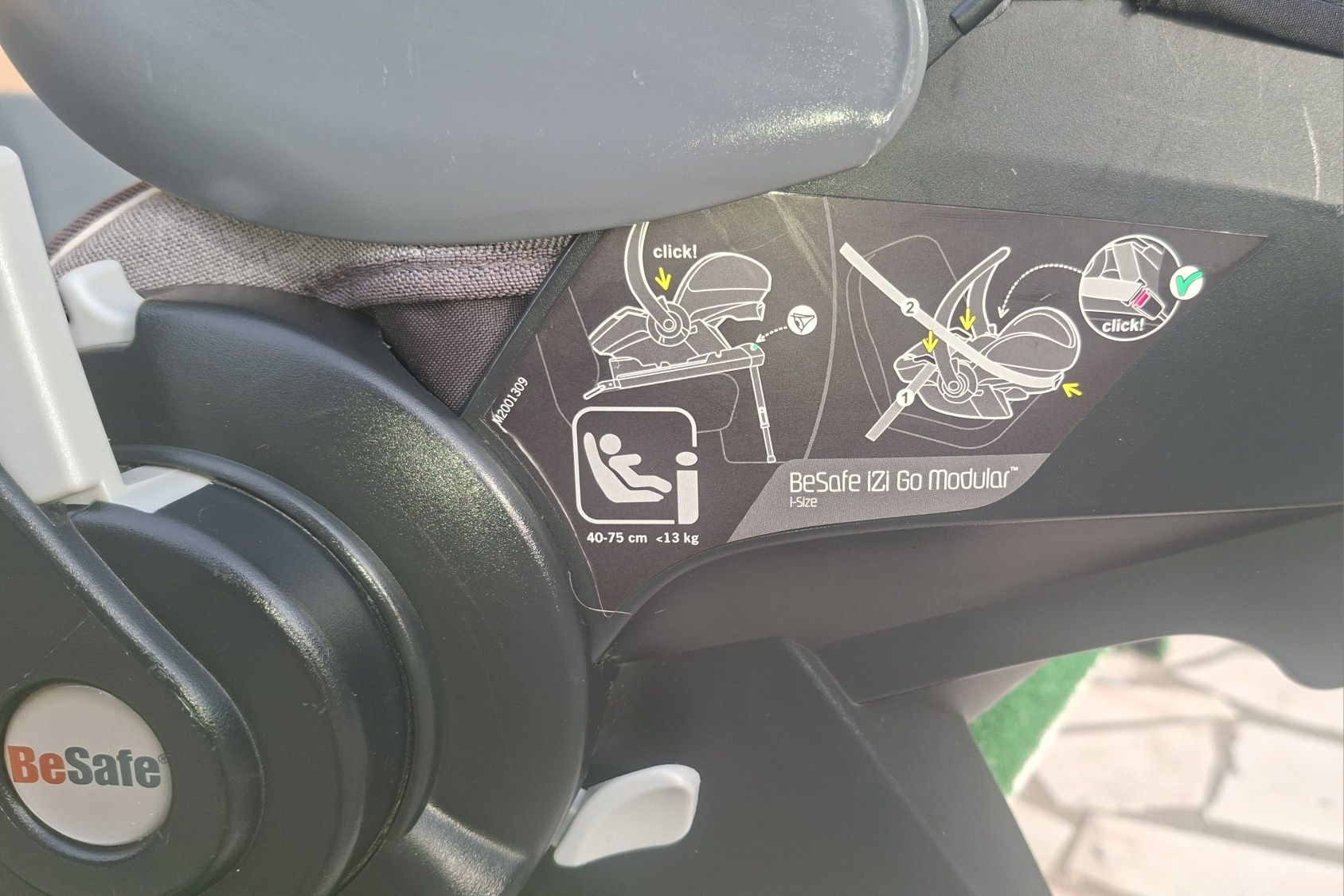 Ovo para bebé BeSafe - iZi Go, 0-13 kg