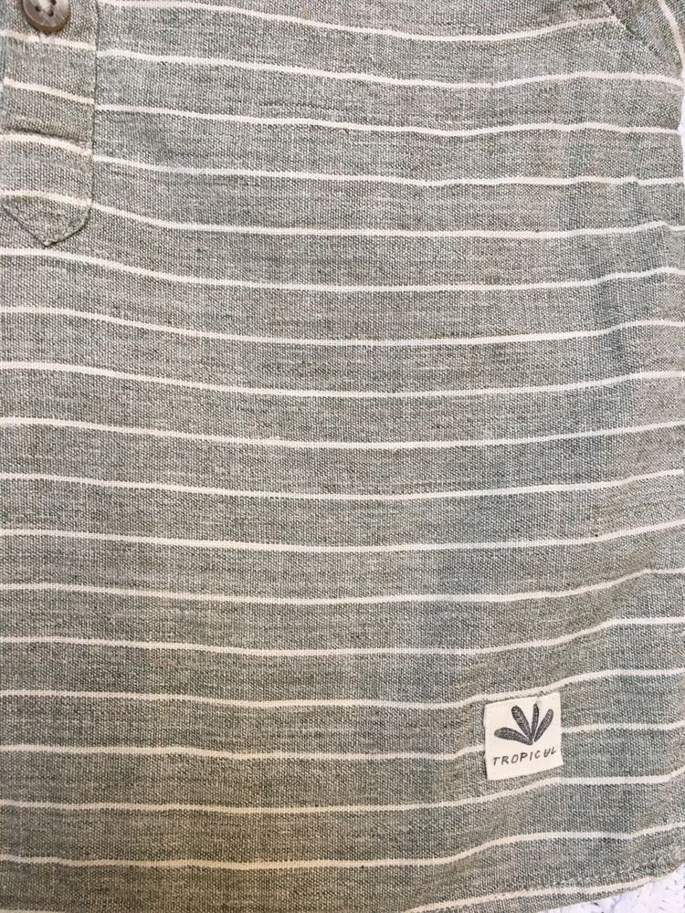 Koszula bluzka Zara 92, bawełna i len