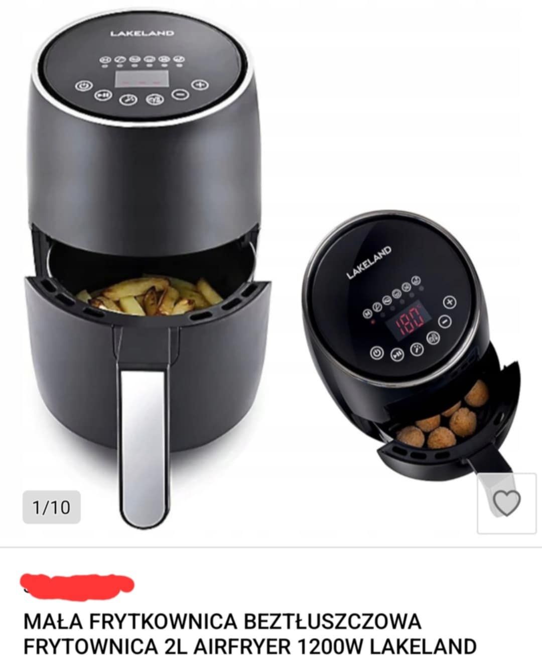 Frytkownica, Airfryer lakeland