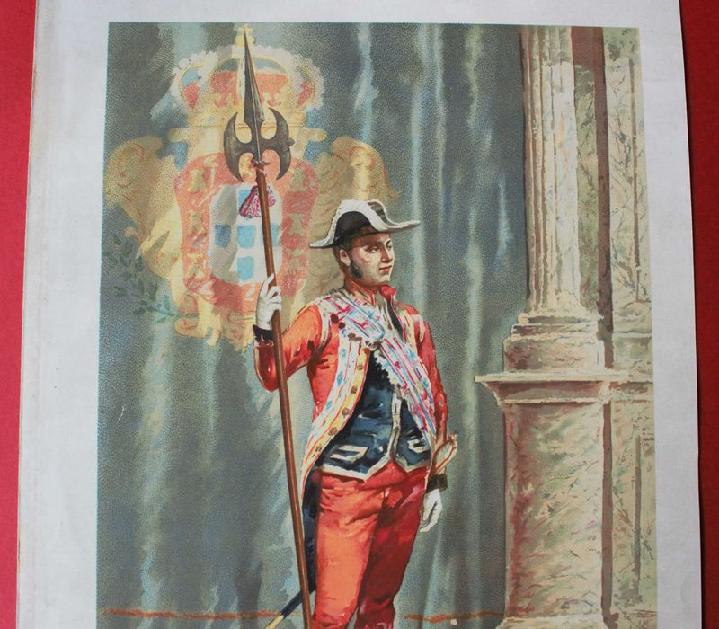 ARCHEIRO DA CASA REAL de AGUARELA DE ROQUE GAMEIRO CROMOLITOGRAFIA