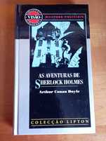 Livro As aventuras de Sherlock Holmes - Arthur  Conan Doyle capa dura