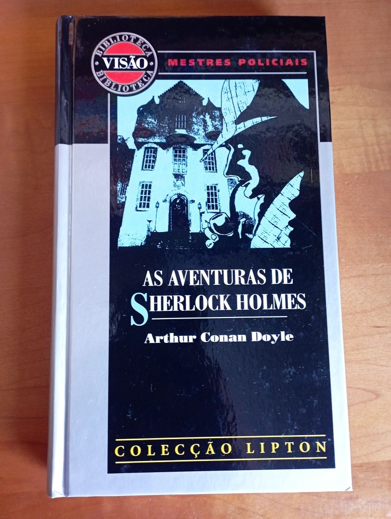 Livro As aventuras de Sherlock Holmes - Arthur  Conan Doyle capa dura