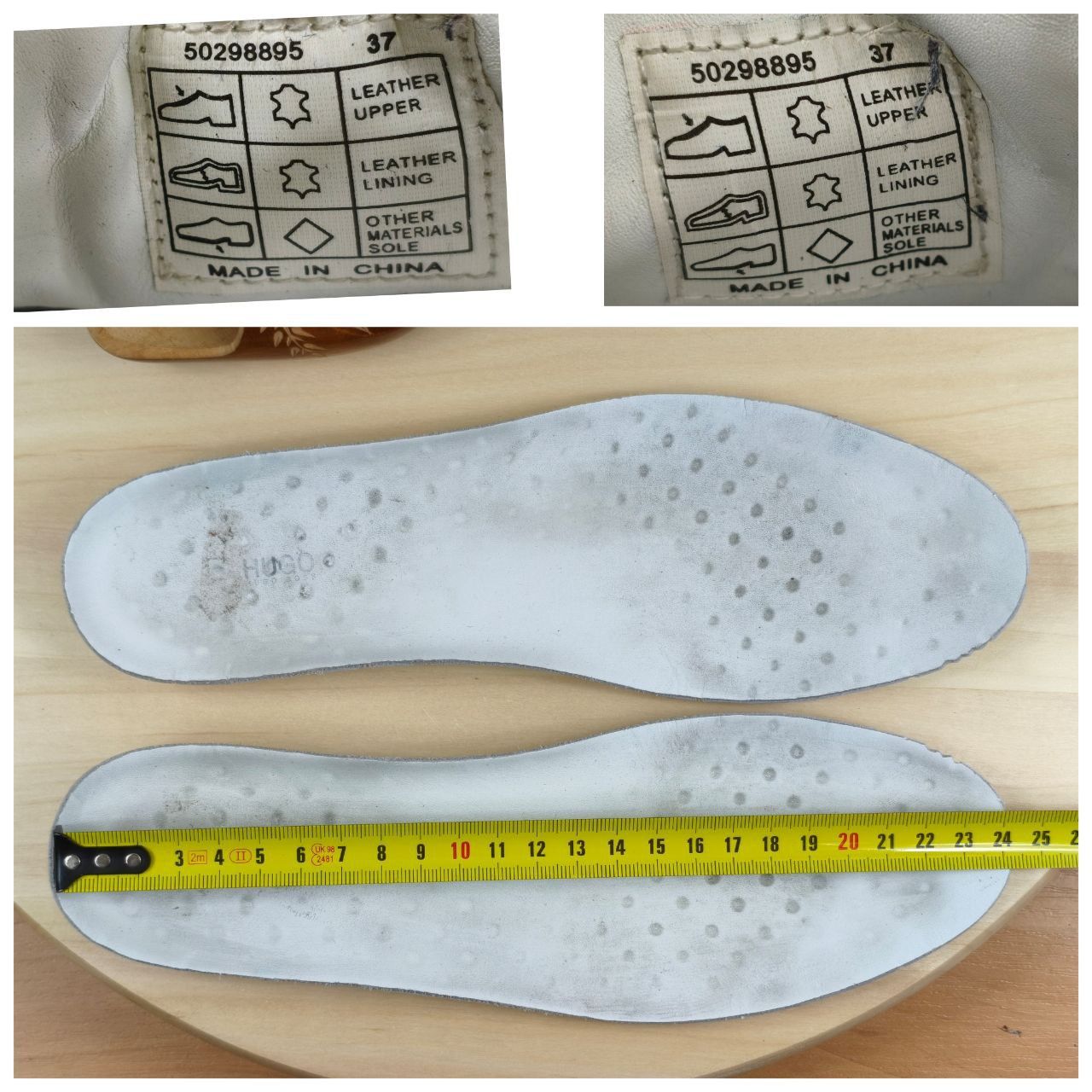 Buty Botki Hugo Boss damskie r.37 bordowe skòrzane lakierowane