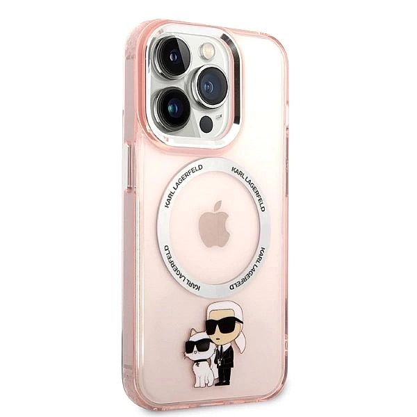 Etui Karl Lagerfeld Iconic Karl&Choupette MagSafe na iPhone 14 Pro Max