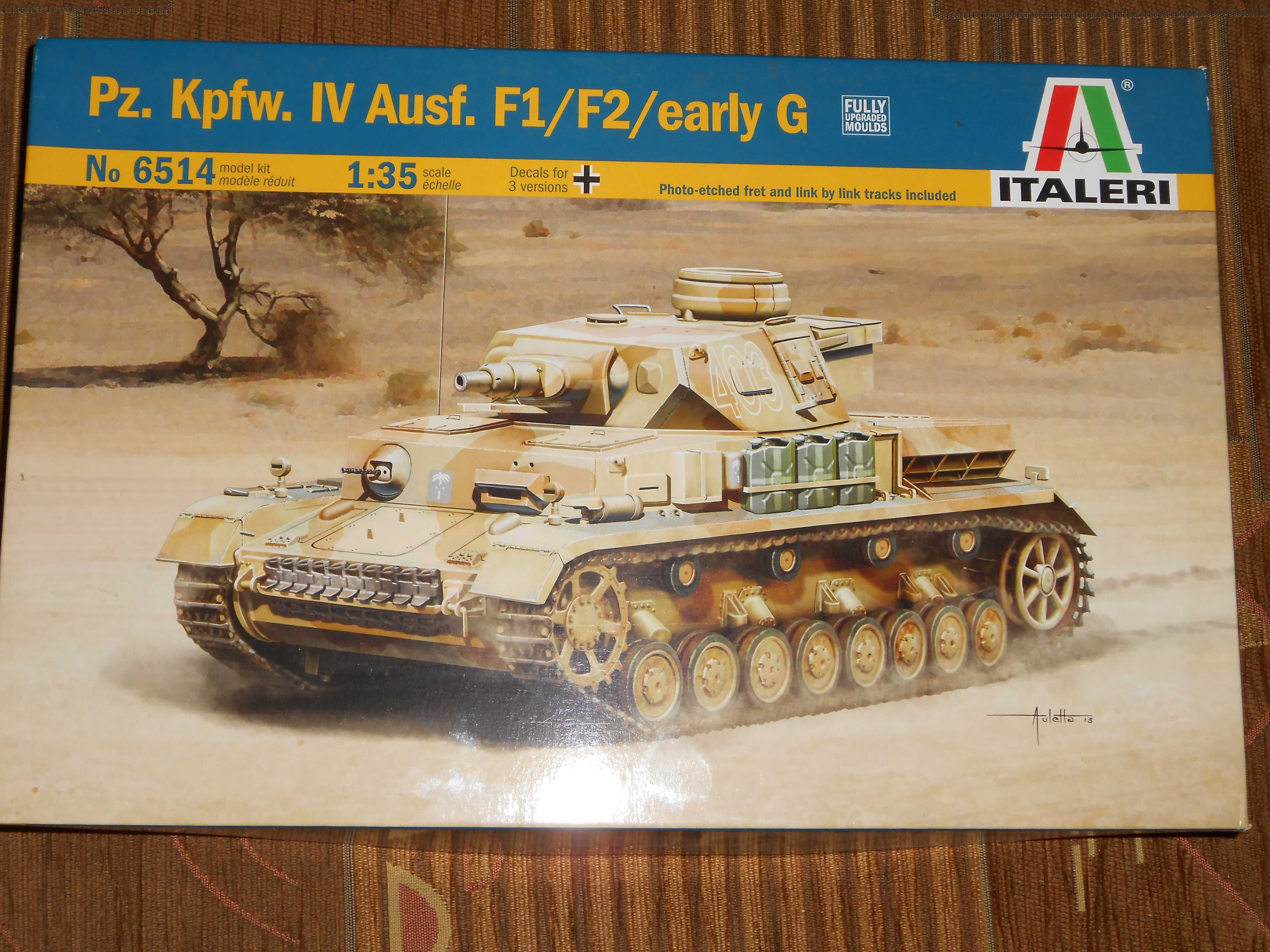 Italeri 6514 Pz. Kpfw. IV Ausf. F1/F2 early G + dodatki opis