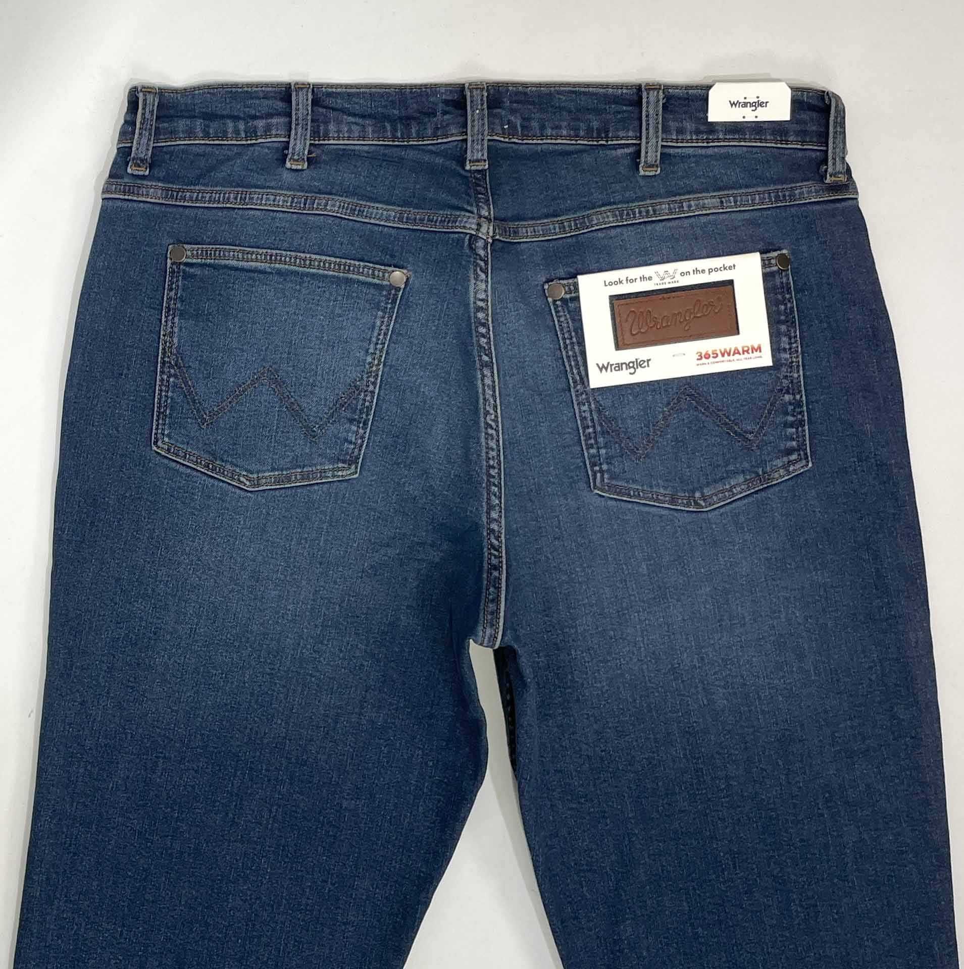 Spodnie męskie jeansy Wrangler Greensboro 803 Dark Trails W38 L32