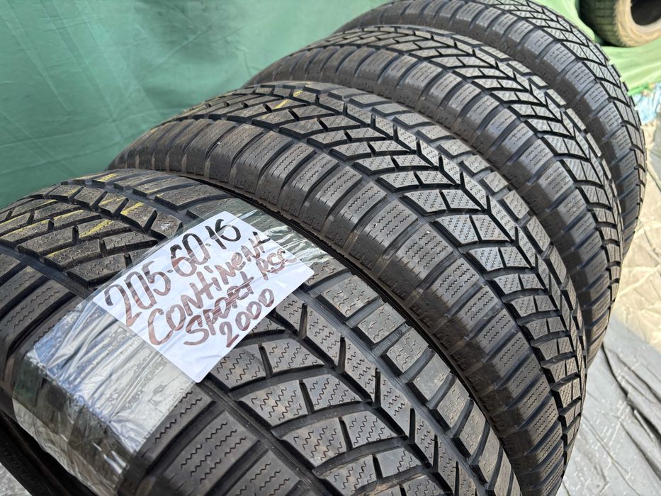 205-60-R16 CONTINENTAL WINTER 4 штуки всесезонной резины GERMANY 2024