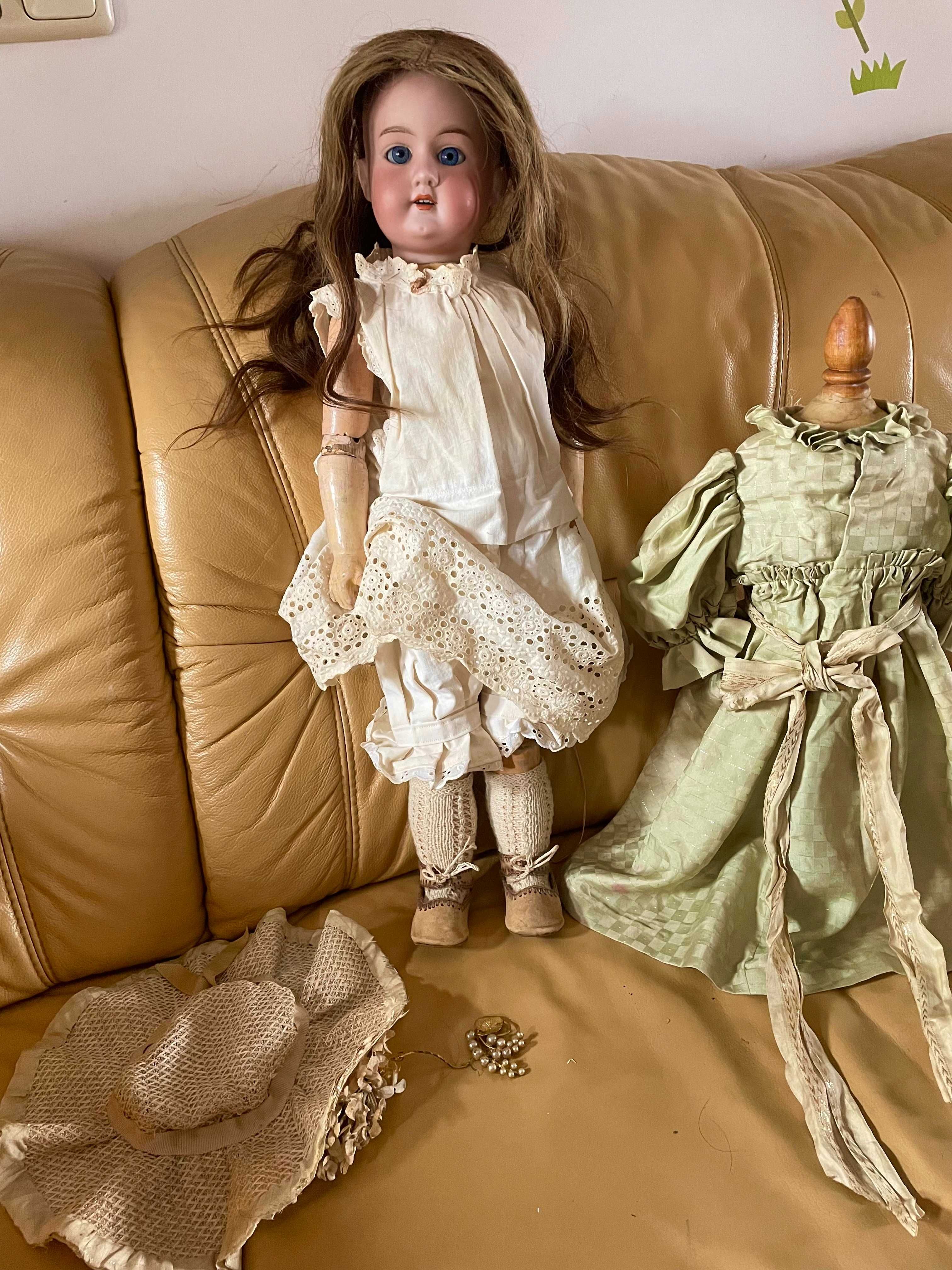 Говорящая кукла Florodora, антикварная Armand Marseille 62 см