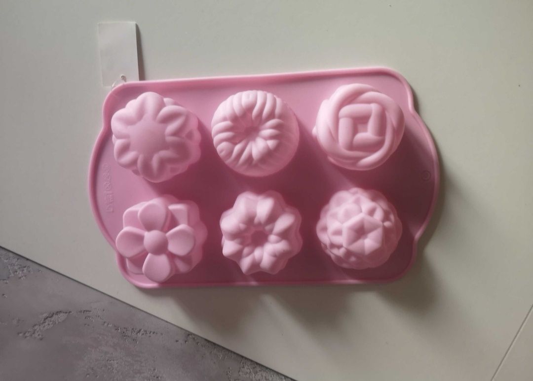 Новая силиконовая форма для мыла выпечки кексов мафинов цветы