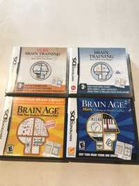 Zestaw 4 Gier Brain Training More Brain Training Age Age 2 DS Irydium