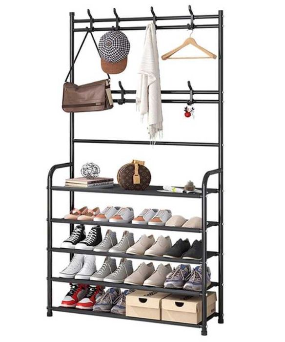 Вішалка підлогова  Відкрита шафа-органайзер Стойка для обуви и одежды
