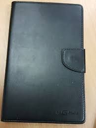 Fancy Diary case preta para tablet LG V400 G Pad 7.0