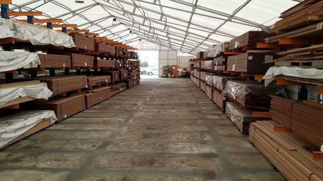 DESKA TARASOWA Modrzew Syberyjski 27x142 klasa AB