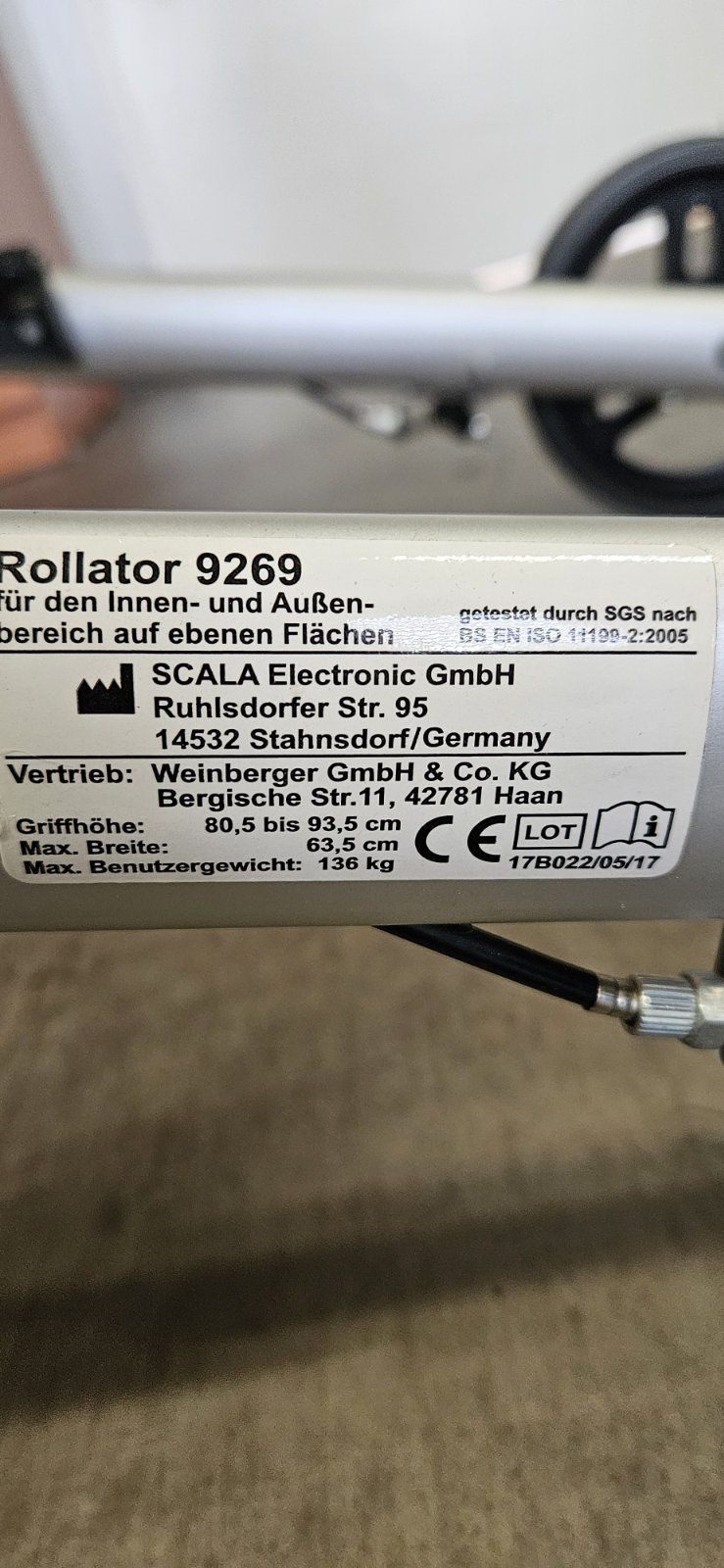 Ходунки роллатор Rollator 9269