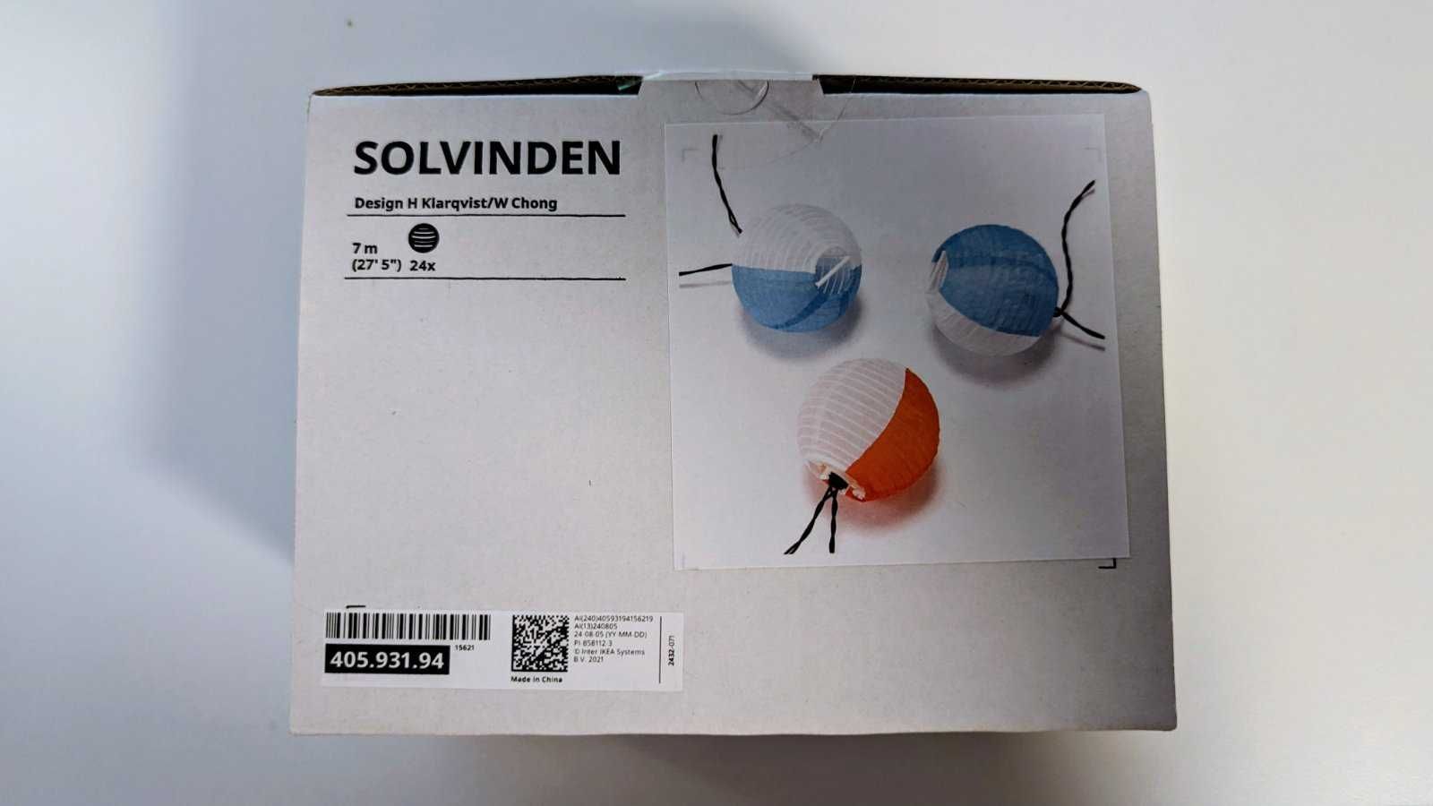 Girlanda LED, 24 lampki, zewnętrzna na baterię słoneczną