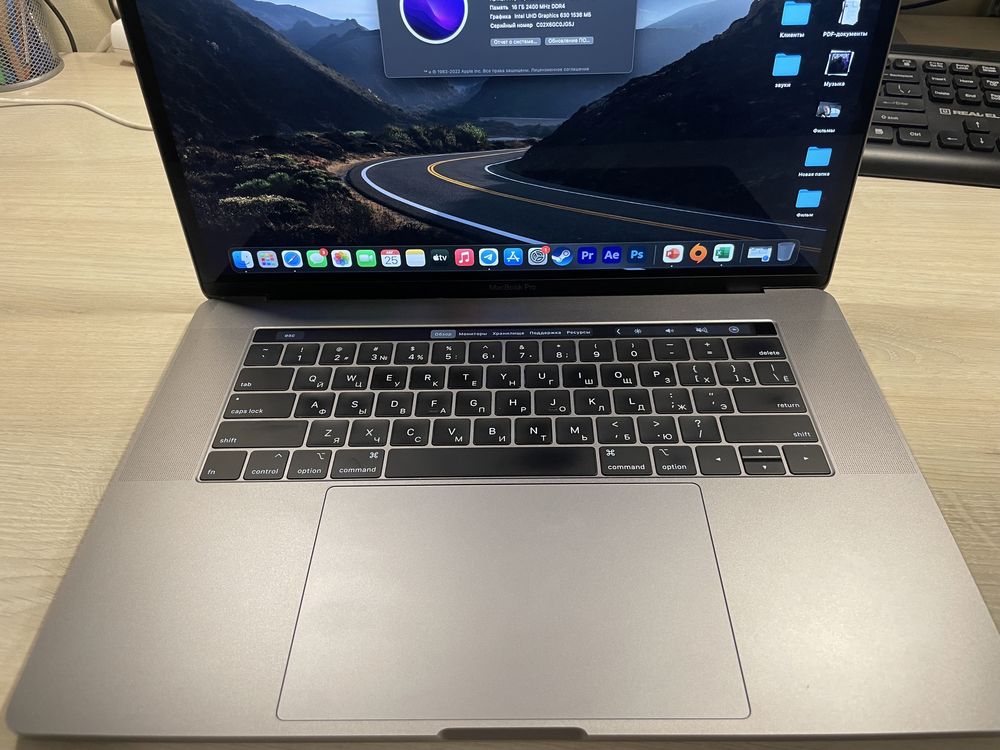 MacBook Pro 2018 15 512gb/16gb/AMD Radeon 4gb