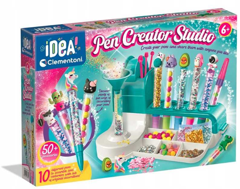 Clementoni Crea Idea Fabryka Długopisów – stwórz własny długopis