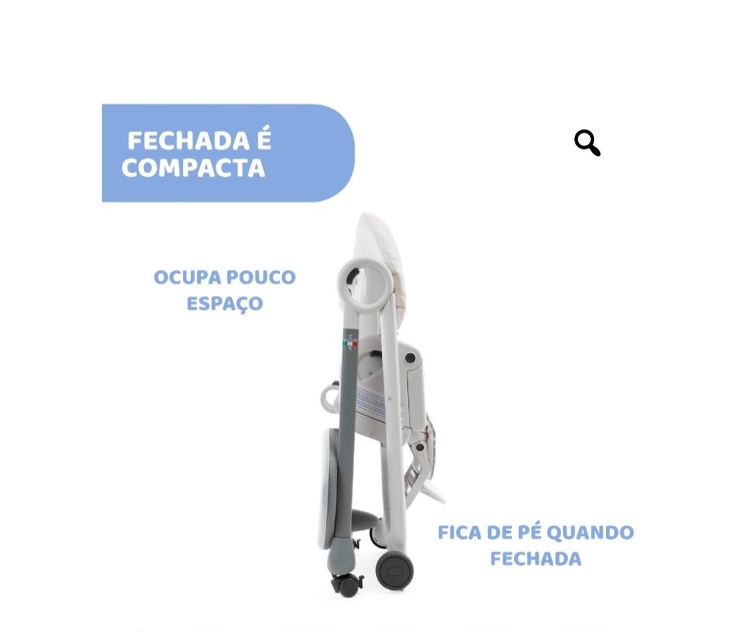 Cadeira refeição 5 em 1 chicco polly progress 5 c/ OFERTA barra brinqu