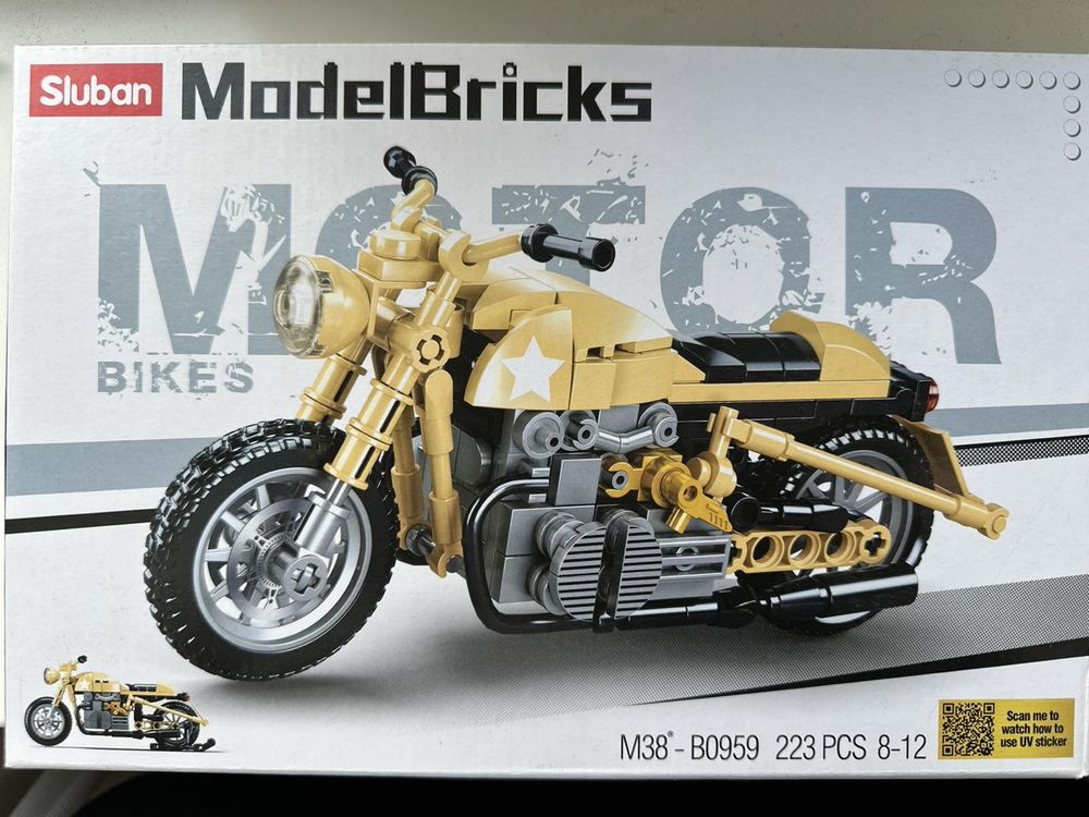 Конструктор Sluban Model Bricks Мотоцикл, 223 деталі