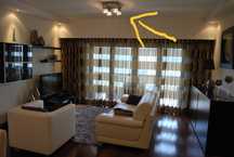 Plafond Gillamp 4 lâmpadas
