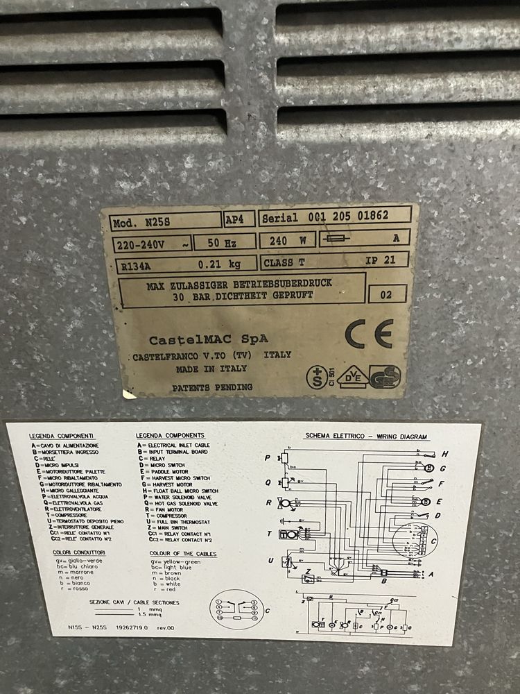 kostkarka Icematic N25Si z metalowym sojakiem