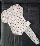 H&M piżamka w serduszka. Rozmiar 98/104