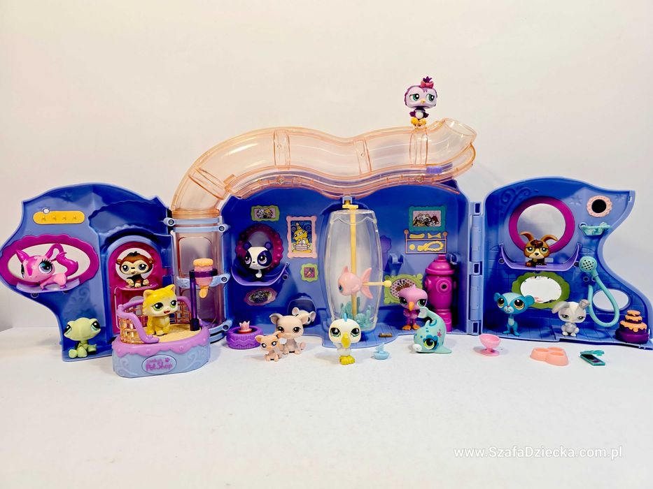 LITTLEST PET SHOP - Domek z Rurą dla Lps + Figurki Lps