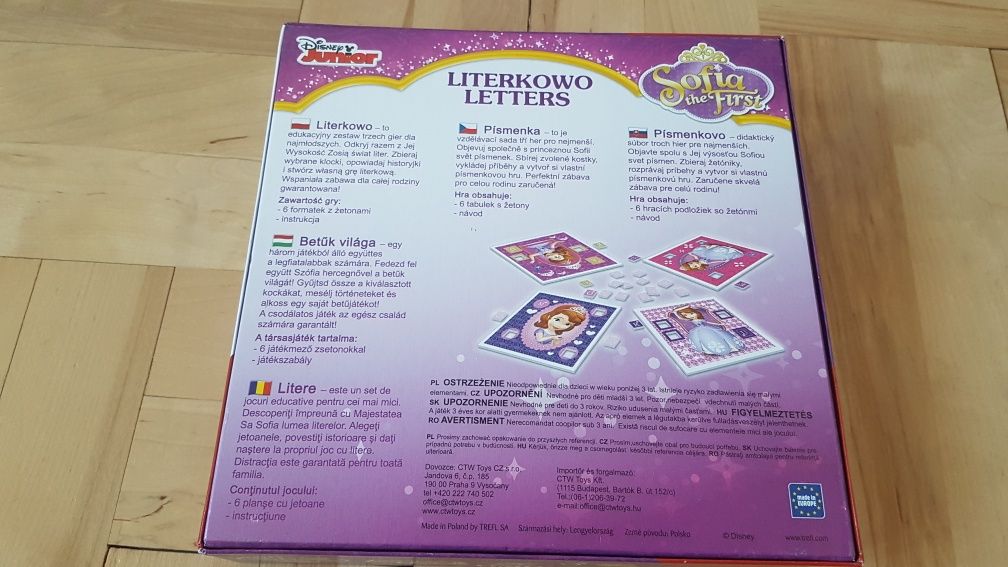 Zestaw Księżniczka Zosia puzzle MAXI i NOWA gra Literki gry