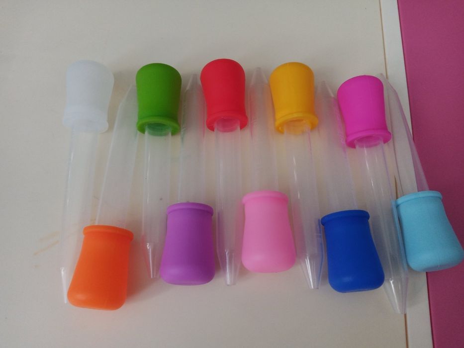 Піпетки та пінцети для дитячої творчості