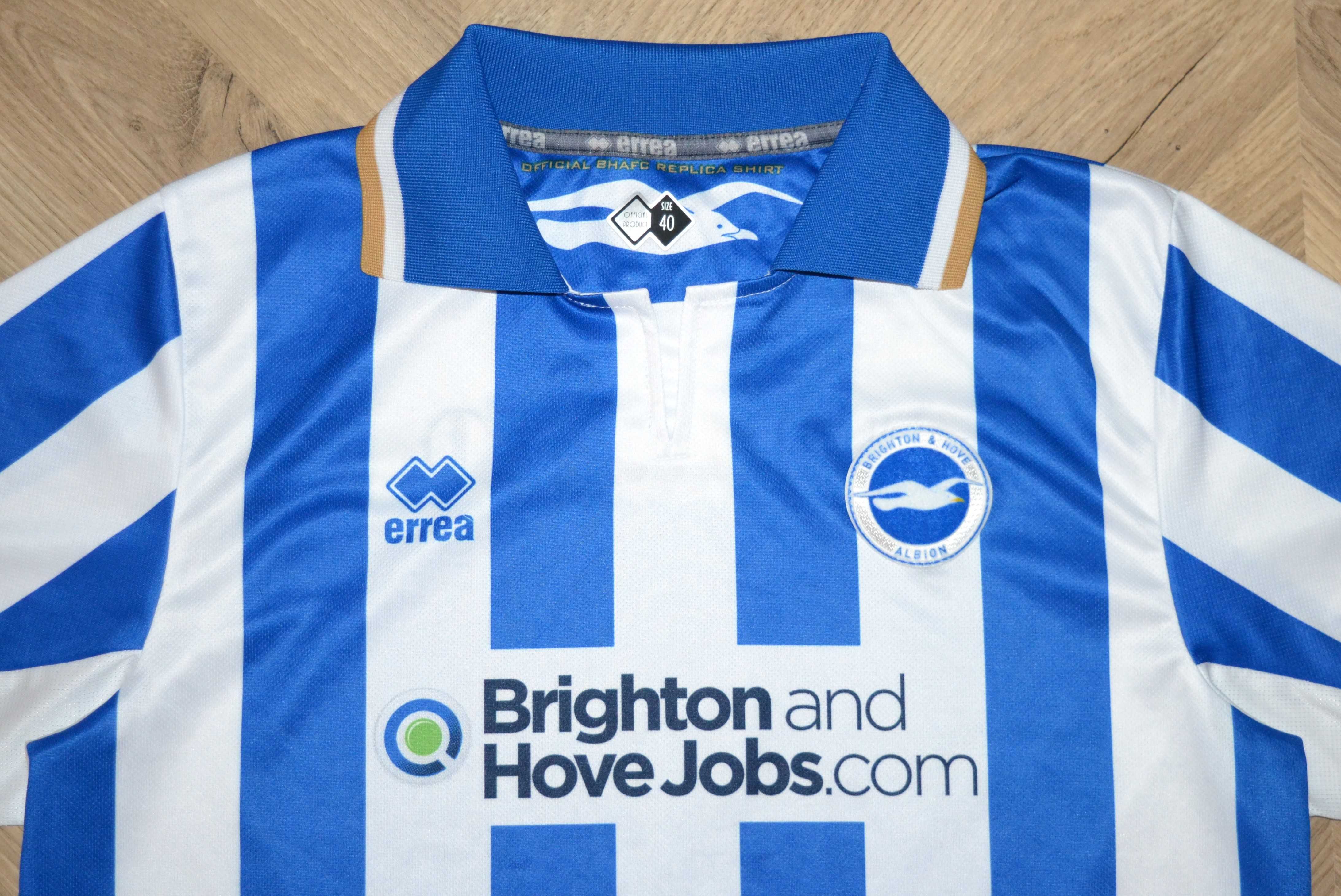 Errea _ koszulka Brighton & Hove Albion F.C. sezon 11/13 _ 40 (jak S)