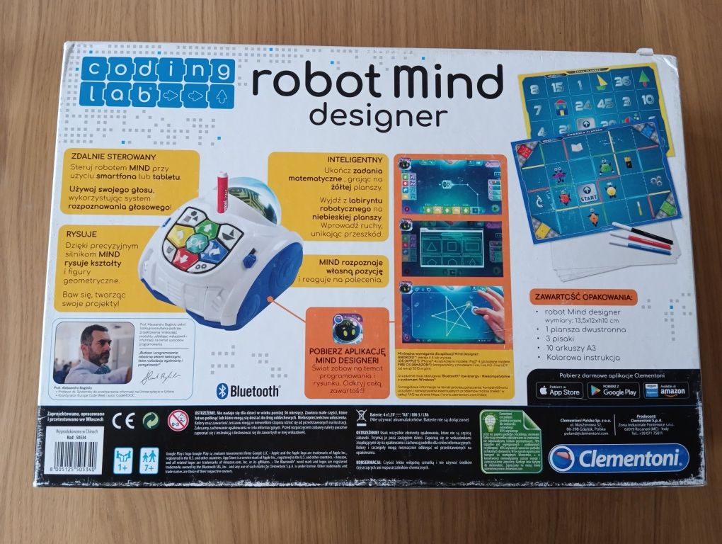 Clementoni Robot Mind designer robot rysujący kształty STEM