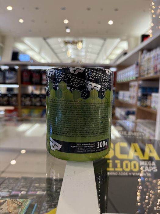 Monohydrat kreatyny Real Pharm Creatine 300g cytryna-mięta RADOM