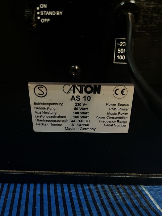Subwoofer aktywny Canton AS 10