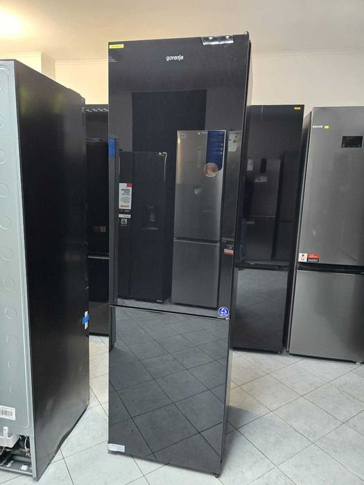 OUTLET nowa Lodówka Gorenje NRK620EABG4 200cm SZKŁO  gwar 2 lata N4 &