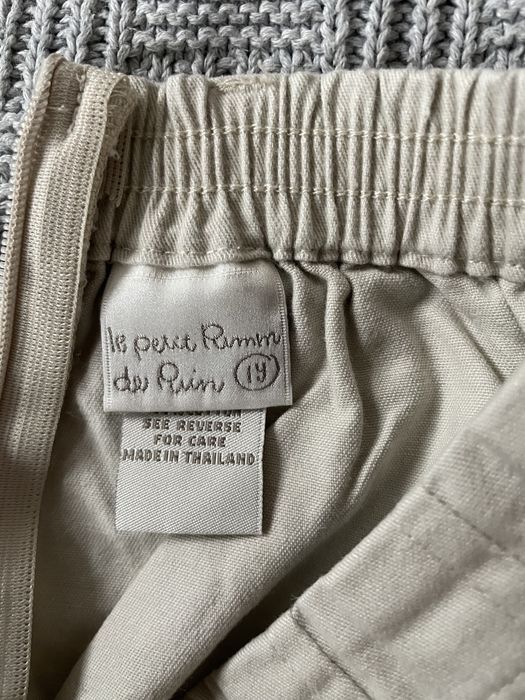 Beżowa bawełniana spódniczka na ok 12 mcy