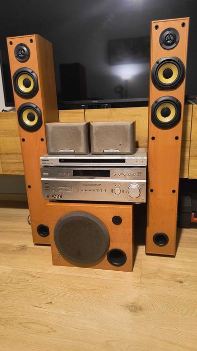 AMPLITUNER SONY STR-DE598+ Subwoofer Aktywny 150W + Kolumny Sony Kino