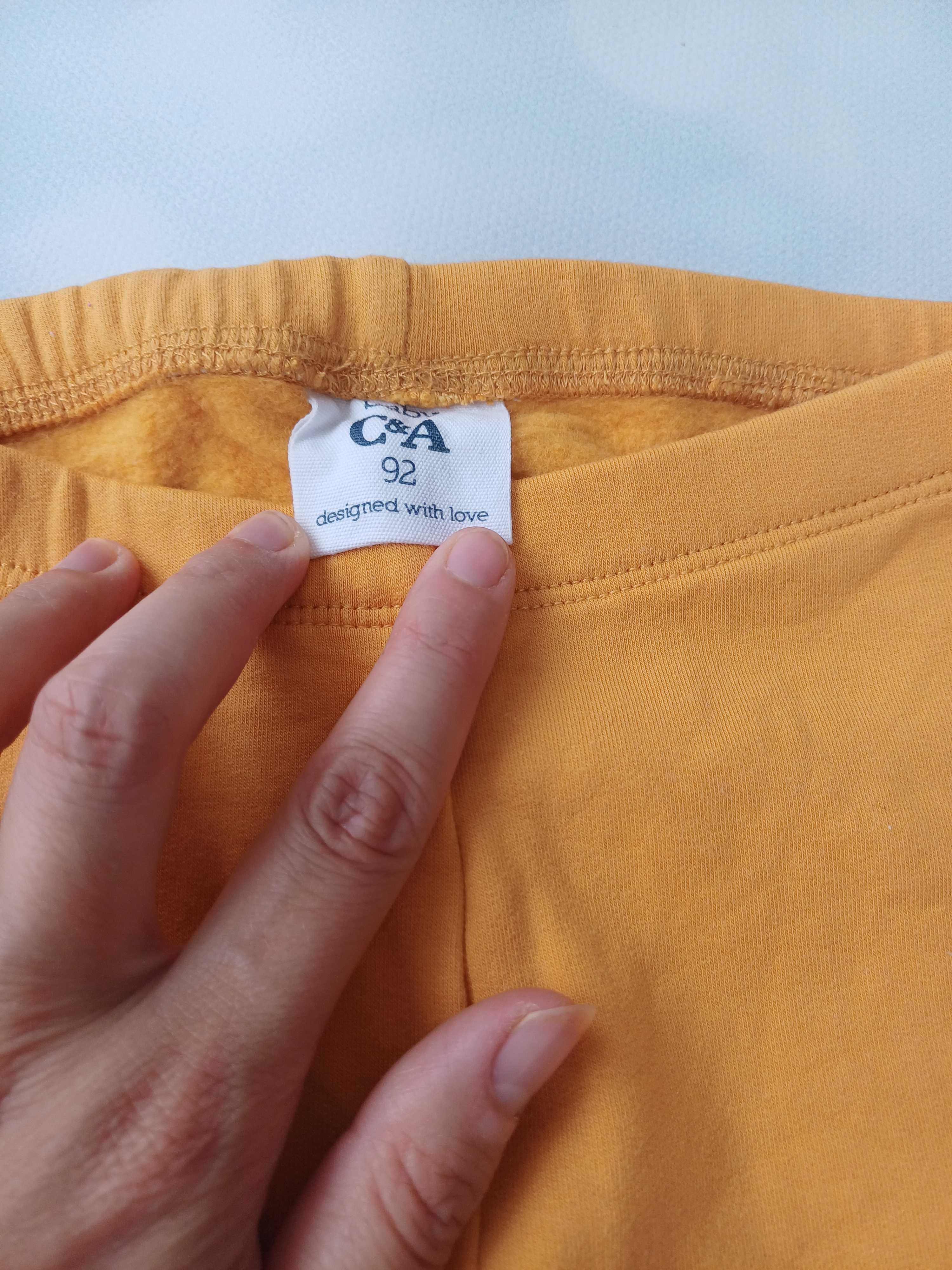 Legginsy niemowlęce ocieplane C&A r.92