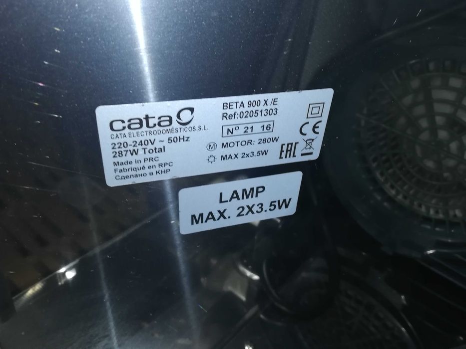 Exaustor CATA BETA 900X como novo