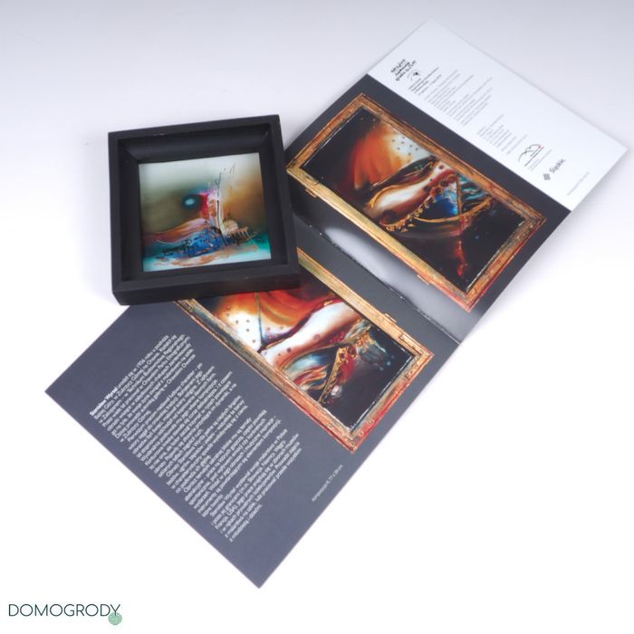 Obraz na szkle, abstrakcja, Stanisław Wyrtel