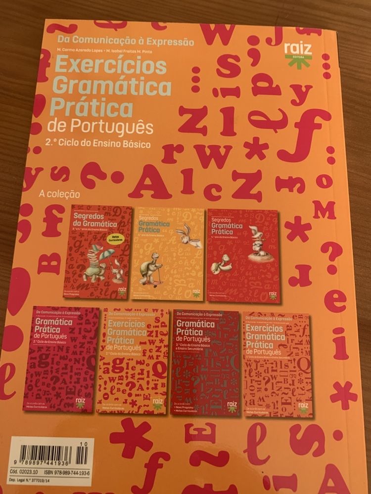 Exercicios de gramática prática de Português - 2 ciclo ( portes grátis