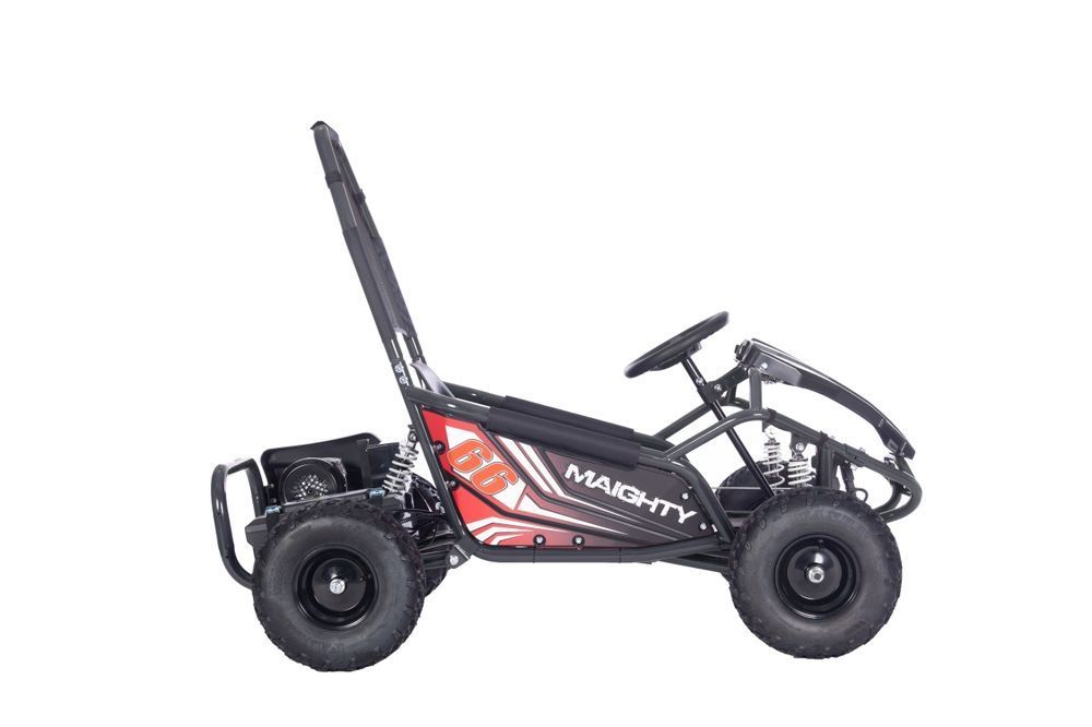 Gokart Mighty czarny sportowy samochodzik dziecięcy - EkstraZabawki.pl