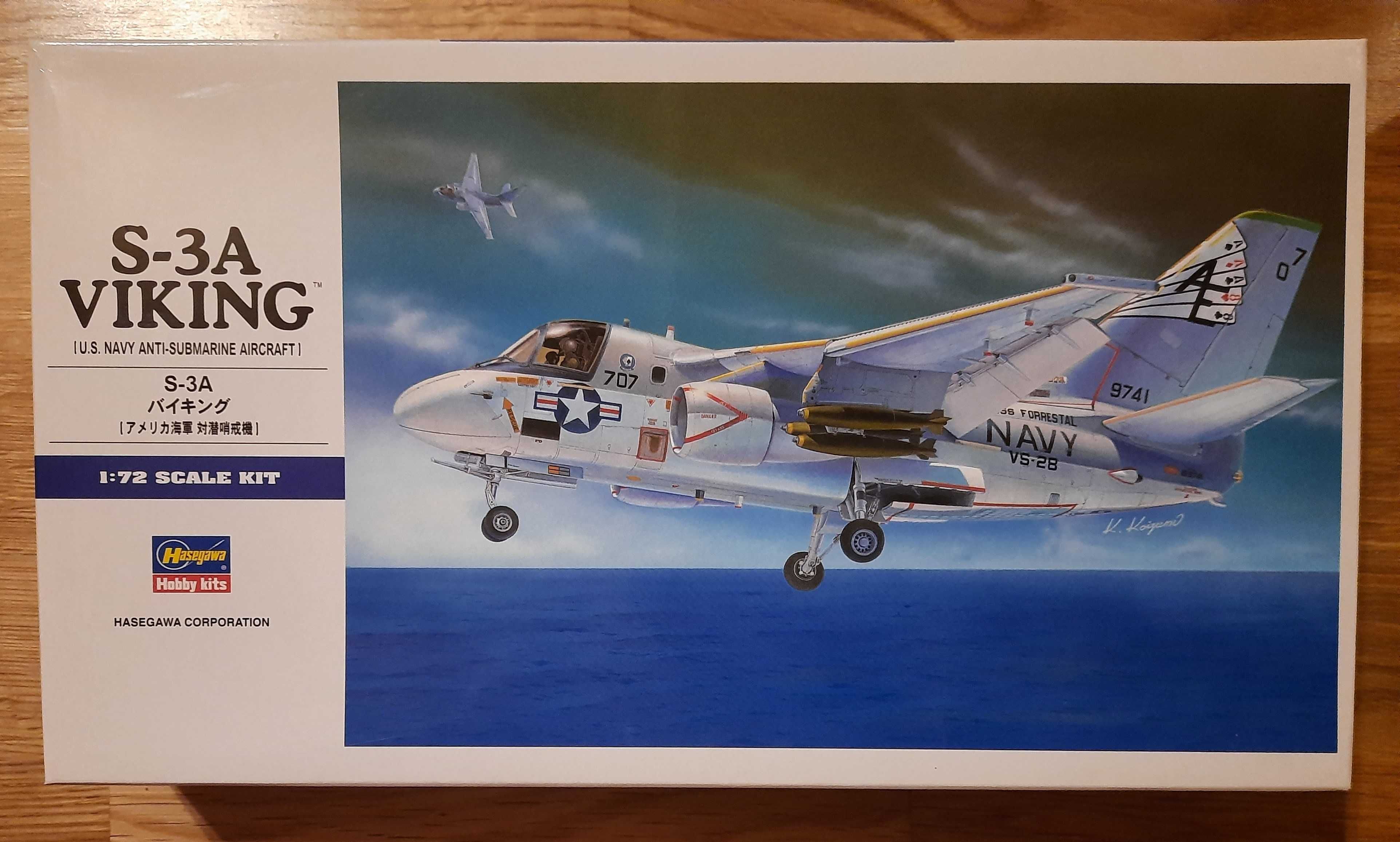 Hasegawa model do sklejania S-3A Viking skala 1/72