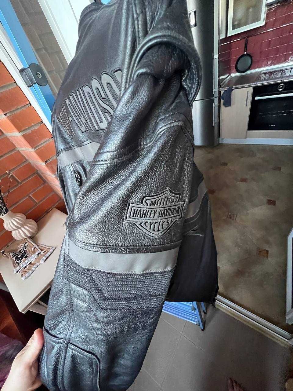Куртка кожаная мужская Harley-Davidson, Motor Cycles. ХL