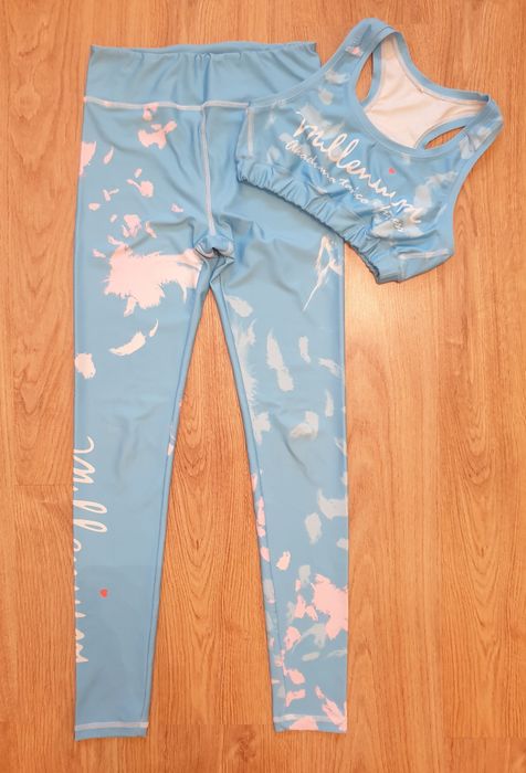 Leginsy + top rozm. S