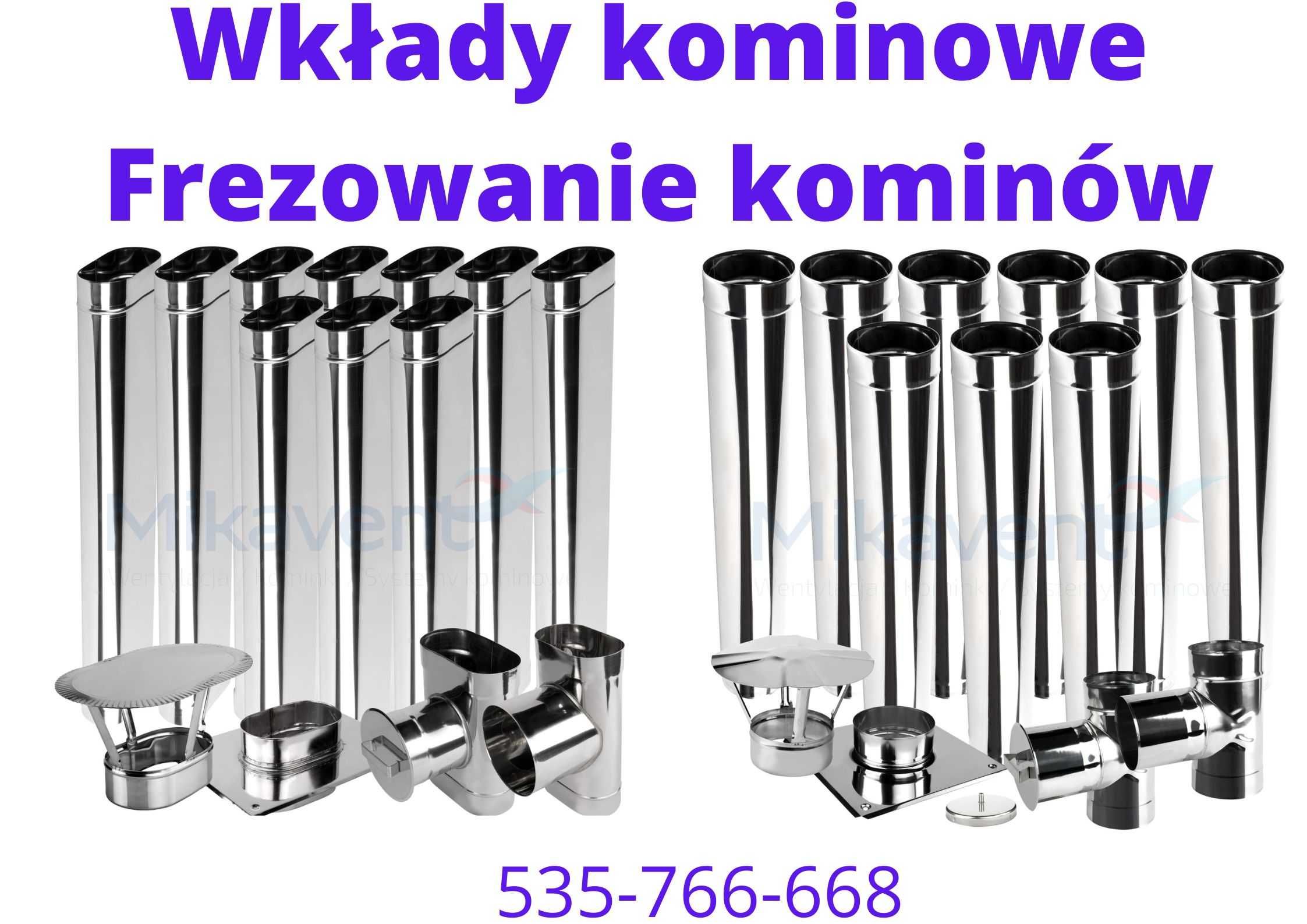 Naprawa kominów-wkłady kominowe-rozwiercanie komina-kominy