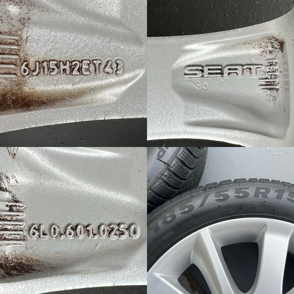 Диски r15 5*100 Seat Ibiza Skoda Fabia Roomster Octavia Tour