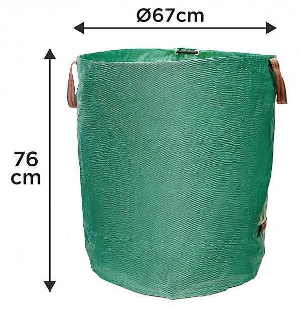 Kosz Pojemnik Torba Ogrodowa Na Liście Trawę 270 L