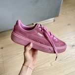 Różowe buty Puma Basket Platform Reset